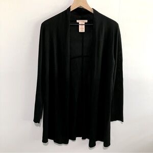 Philosphy Black Open Cardigan Size Medium